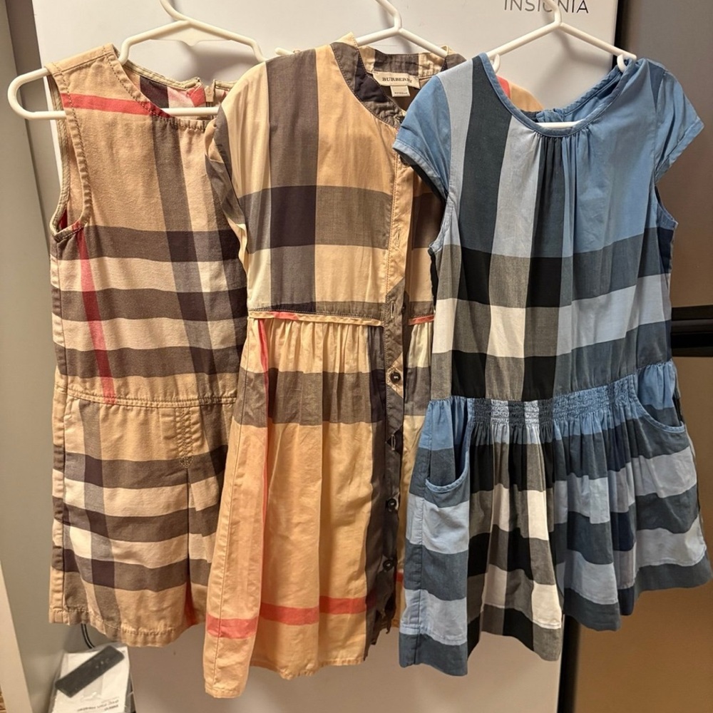 Burberry Girls’ Dress Bundle (3)